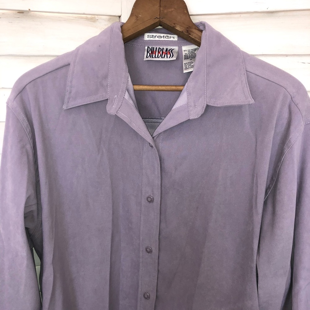 Lavender Button Down Shirt - image 6